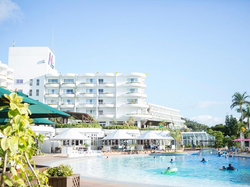 Okinawa Kariyushi Beach Resort Ocean Spa Onna Exteriör bild